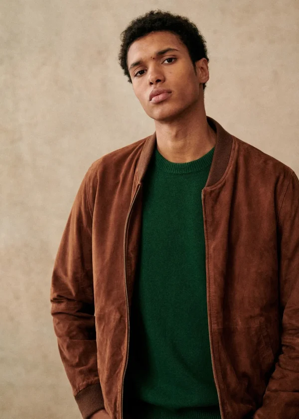 Sezane Baseballjacke Harvey Wildleder< Lederjacken | Jacken