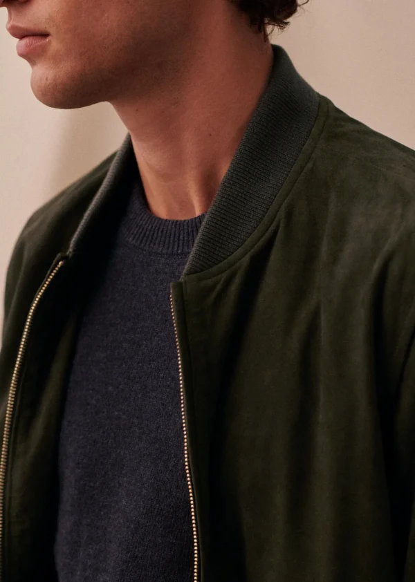 Sezane Baseballjacke Harvey Wildleder< Lederjacken | Jacken