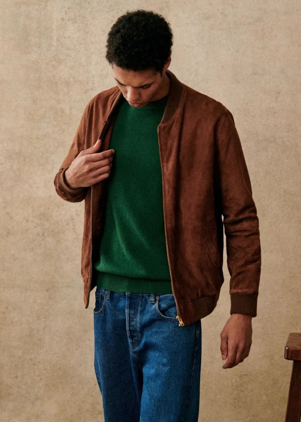 Sezane Baseballjacke Harvey Wildleder< Lederjacken | Jacken