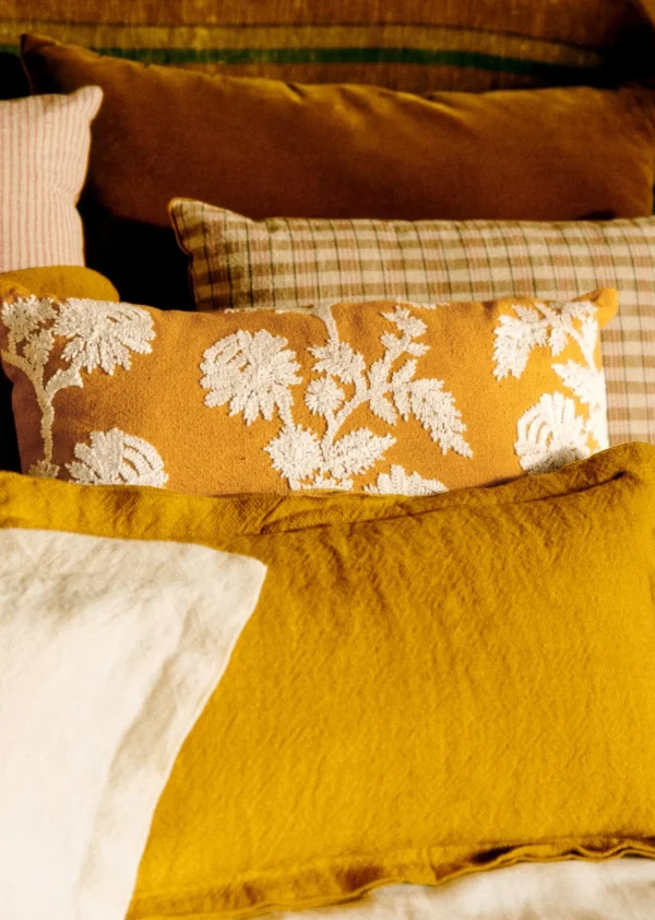 Sezane Bestickte Kissen - Großes Modell< Textilien