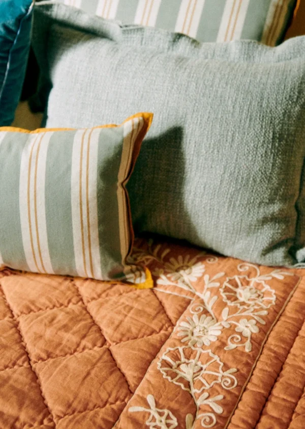 Sezane Bestickte Steppdecke< Textilien