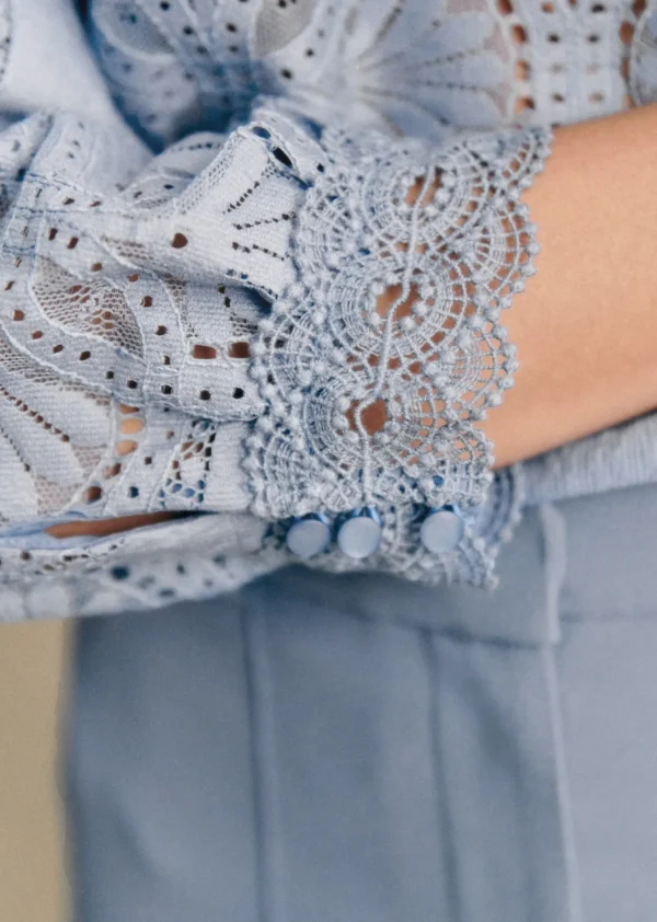 Sezane Bluse Bianca< Oberteile