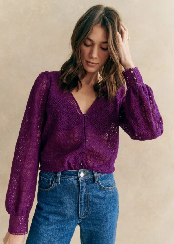 Sezane Bluse Gaya< Oberteile