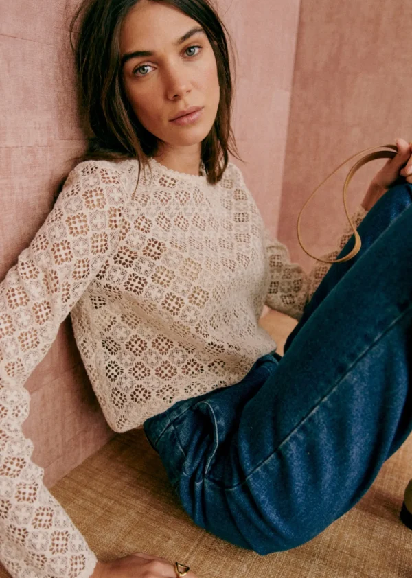 Sezane Bluse Lova< Oberteile