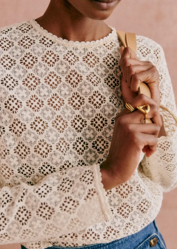 Sezane Bluse Lova< Oberteile