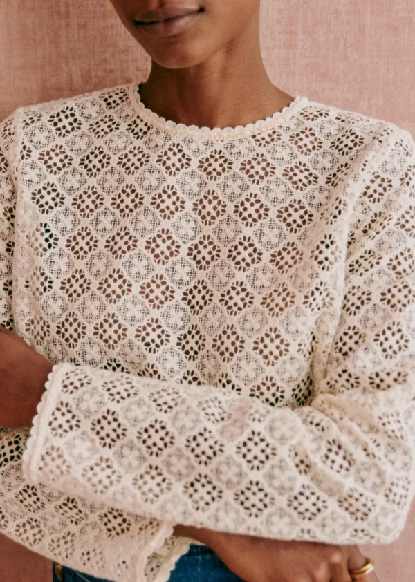 Sezane Bluse Lova< Oberteile