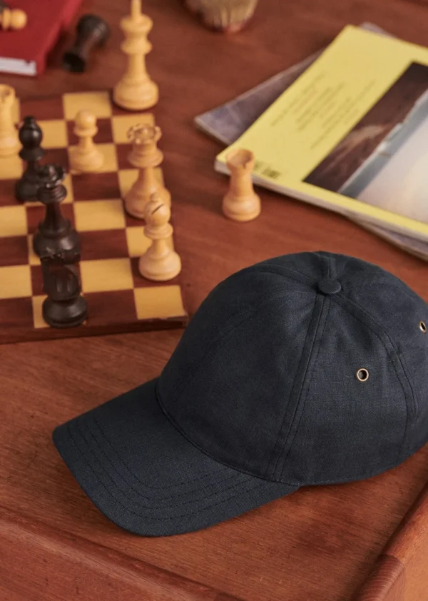 Sezane Cap Chase Leinen< Accessoires | Bademode
