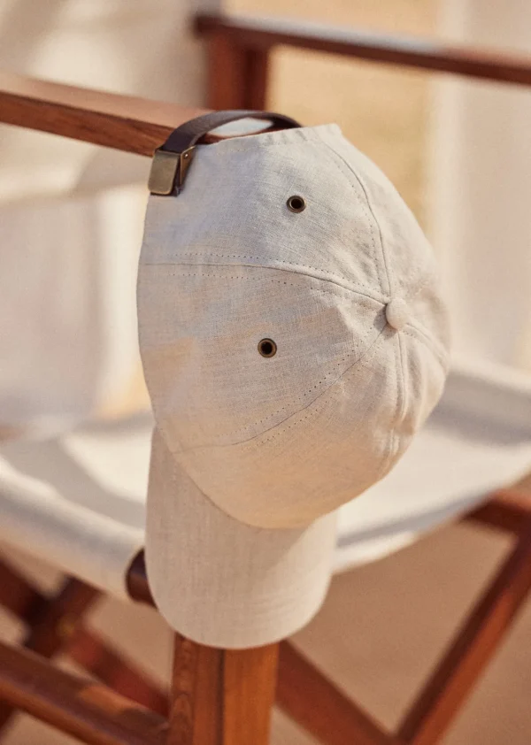 Sezane Cap Chase Leinen< Accessoires | Bademode