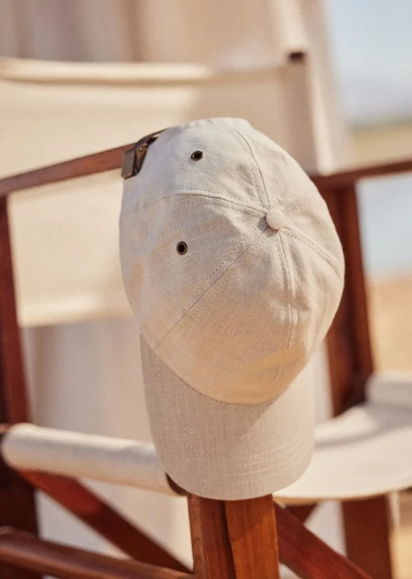 Sezane Cap Chase Leinen< Accessoires | Bademode