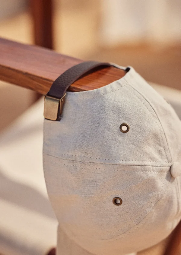 Sezane Cap Chase Leinen< Accessoires | Bademode