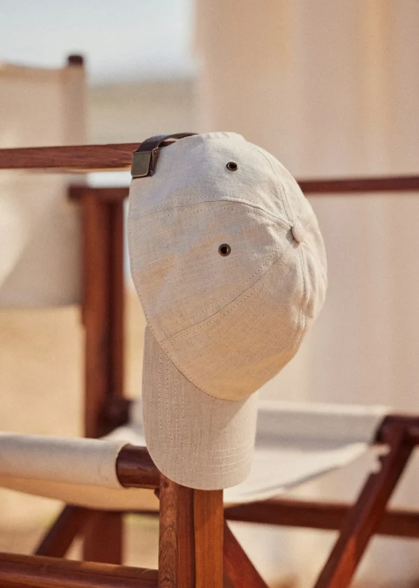 Sezane Cap Chase Leinen< Accessoires | Bademode