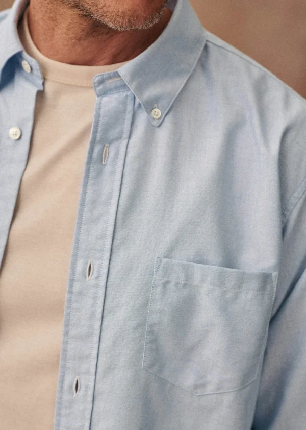 Sezane Charlie Confort Oxford< Oxford-Hemden