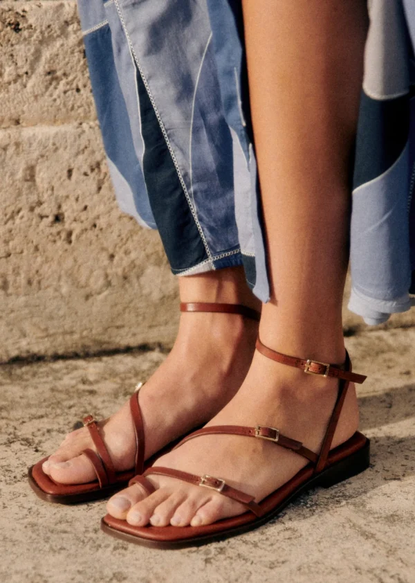 Sezane Flache Sandalen Amelia< Schuhe | Sandalen
