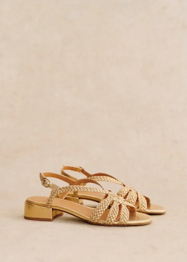 Sezane Flache Sandalen Rosa< Schuhe | Sandalen
