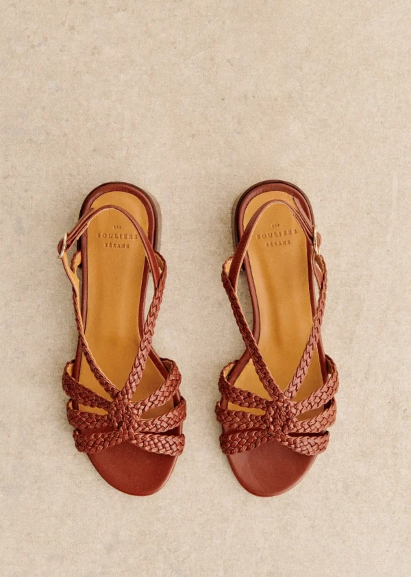 Sezane Flache Sandalen Rosa< Schuhe | Sandalen