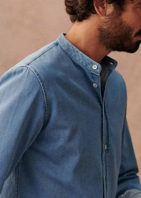 Sezane Hemd Benny< Denim | Denim-Hemden