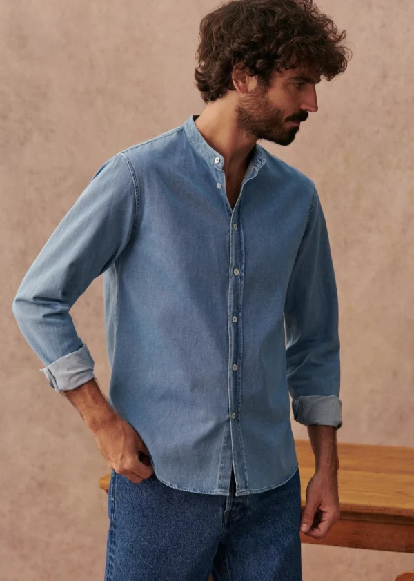 Sezane Hemd Benny< Denim | Denim-Hemden