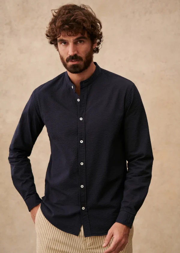 Sezane Hemd Benny< Seersucker-Hemden | Gestreifte hemden