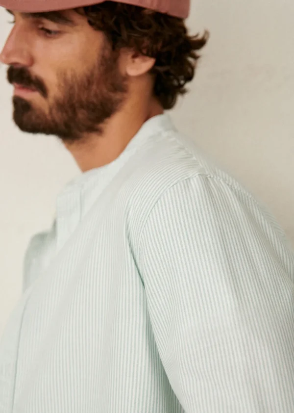 Sezane Hemd Benny Oxford< Hemden mit Mao-Kragen | Oxford-Hemden
