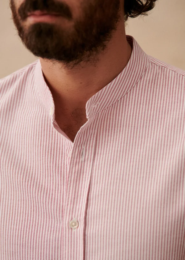 Sezane Hemd Benny Oxford< Hemden mit Mao-Kragen | Oxford-Hemden