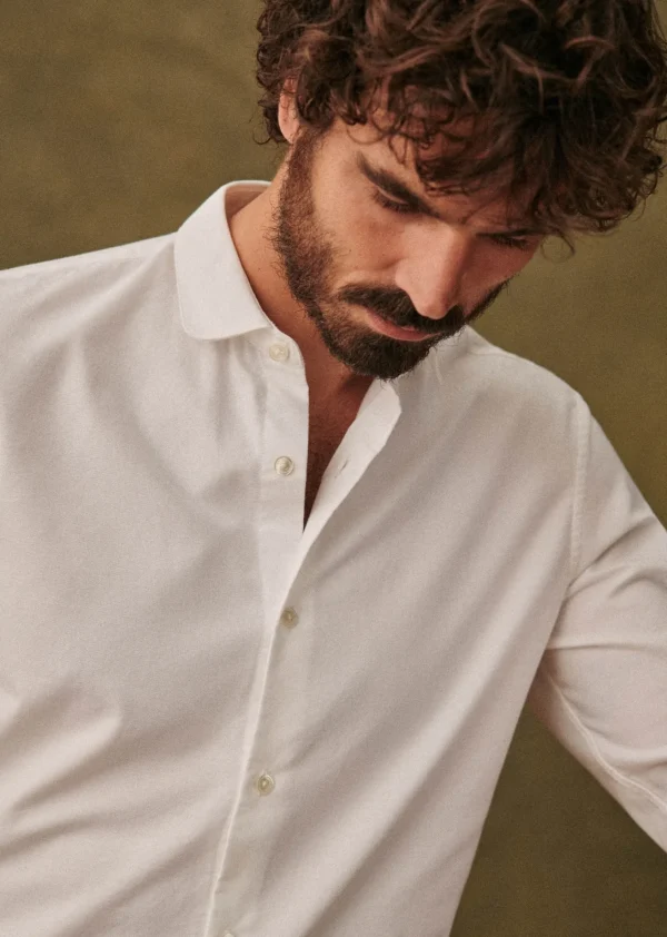Sezane Hemd Bruce Pinpoint< Anzüge | Formelle Hemden