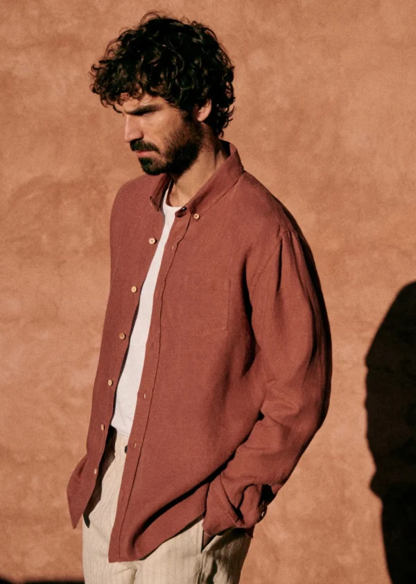 Sezane Hemd Charlie Lin< Leinen-Hemden | Bademode