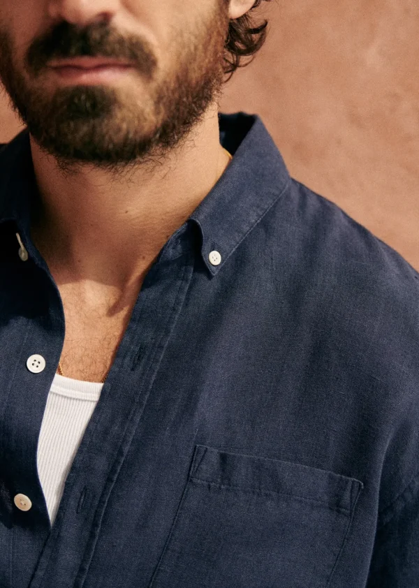 Sezane Hemd Charlie Lin< Leinen-Hemden | Bademode
