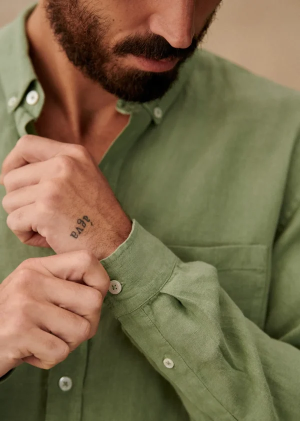 Sezane Hemd Charlie Lin< Leinen-Hemden | Bademode