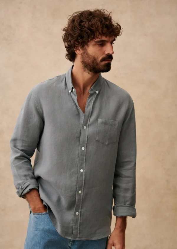Sezane Hemd Charlie Lin< Leinen-Hemden | Bademode