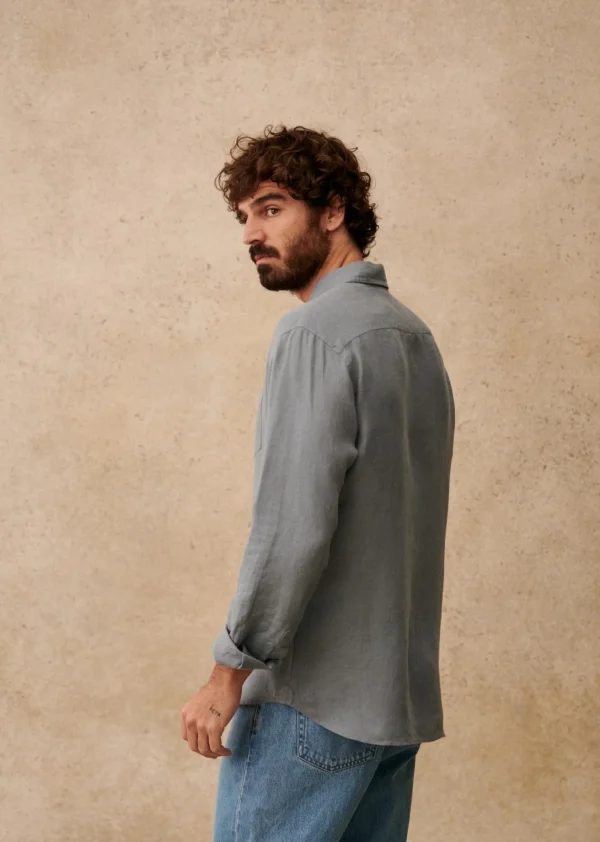 Sezane Hemd Charlie Lin< Leinen-Hemden | Bademode