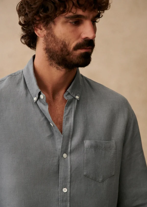 Sezane Hemd Charlie Lin< Leinen-Hemden | Bademode