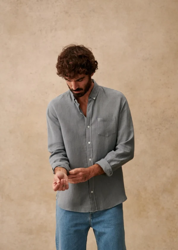Sezane Hemd Charlie Lin< Leinen-Hemden | Bademode