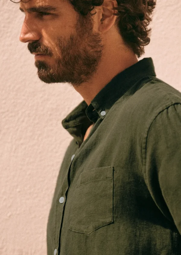 Sezane Hemd Charlie Lin< Leinen-Hemden | Bademode