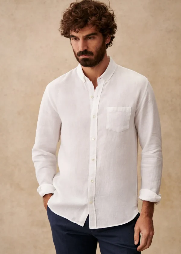 Sezane Hemd Charlie Lin< Leinen-Hemden | Bademode