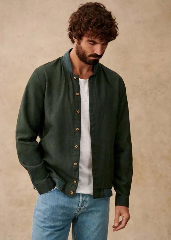 Sezane Hemd Ellis Lin< Leinen-Hemden