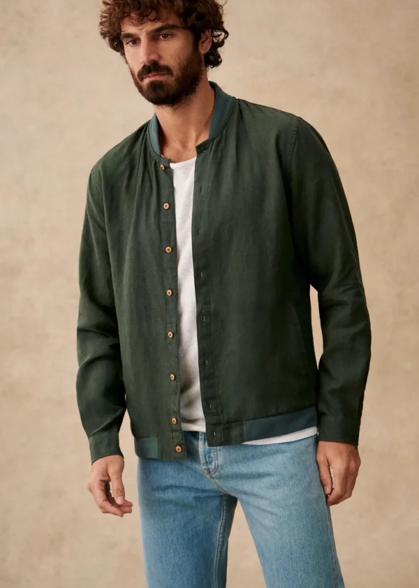 Sezane Hemd Ellis Lin< Leinen-Hemden