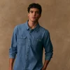 Sezane Hemd Haley< Denim-Hemden