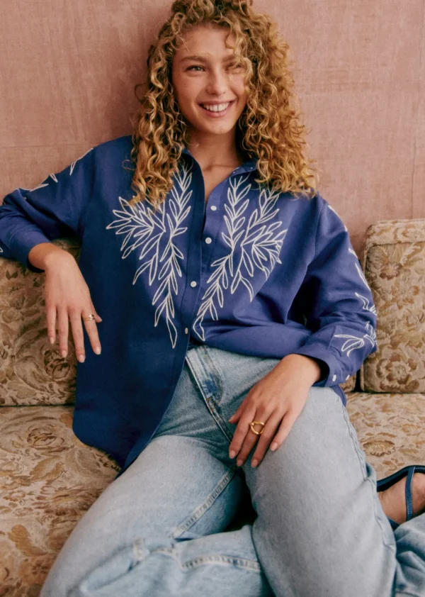 Sezane Hemd Maxy - Sézane X Roberto Ruspoli< Oberteile