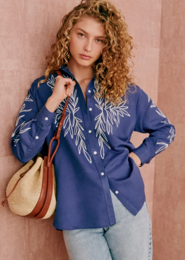 Sezane Hemd Maxy - Sézane X Roberto Ruspoli< Oberteile