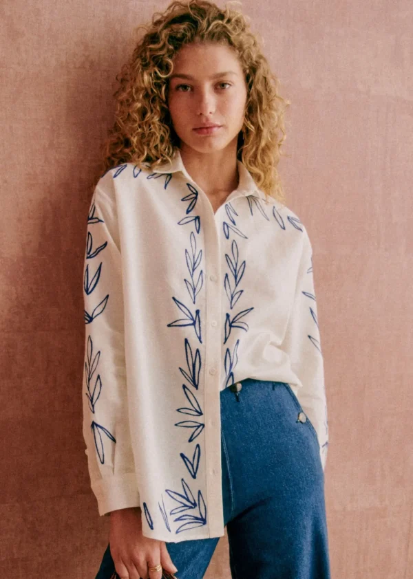 Sezane Hemd Maxy - Sézane X Roberto Ruspoli< Oberteile
