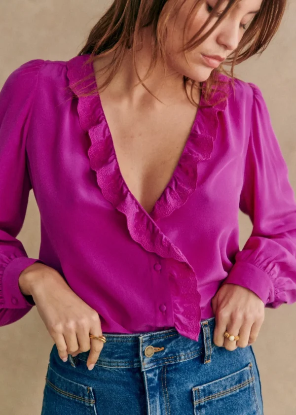 Sezane Hemd Rosine< Oberteile