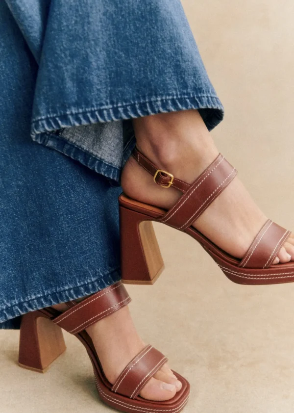 Sezane Hohe Sandalen Suzie< Schuhe | Sandalen