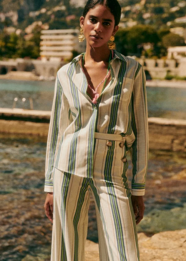 Sezane Hose Clayton< Bunt | Hosen und Jumpsuits