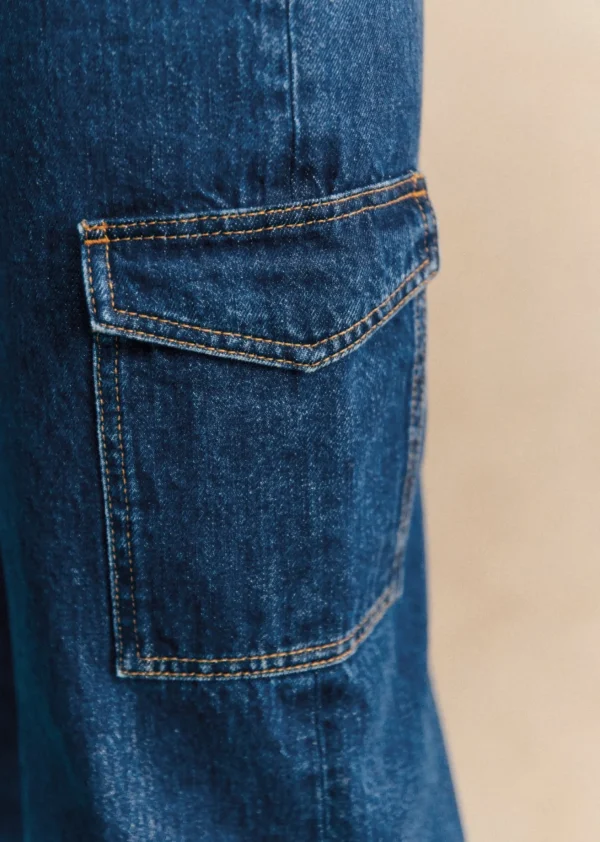 Sezane Hose Flint< Denim | Denim