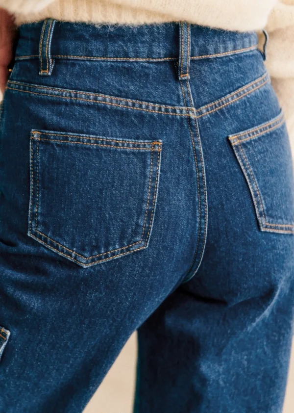 Sezane Hose Flint< Denim | Denim