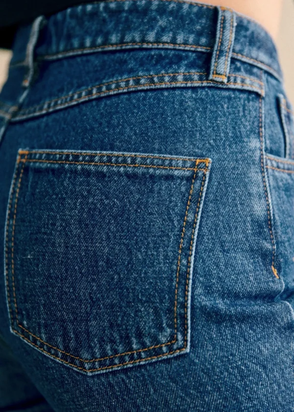 Sezane Hose Laurence< Denim | Denim