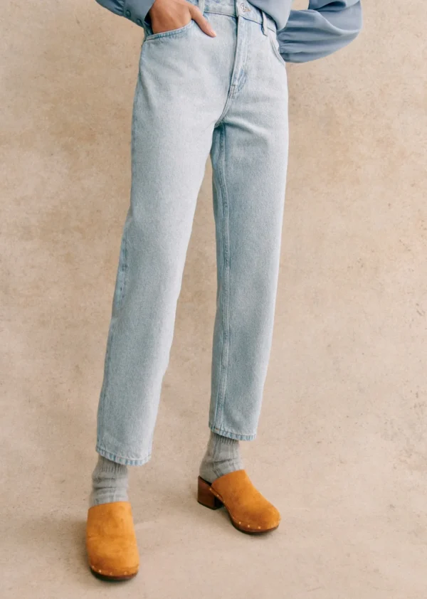 Sezane Hose Le Mum< Denim | Denim
