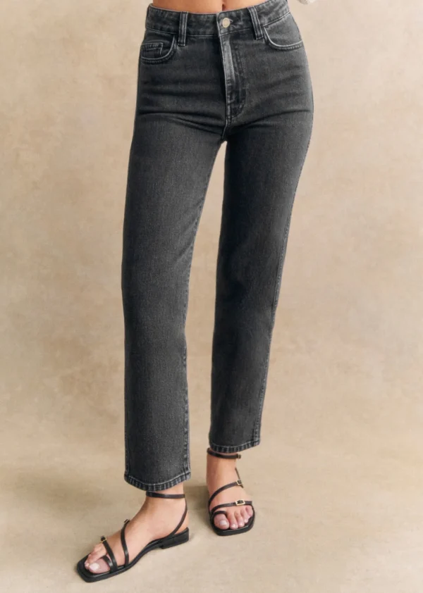 Sezane Hose L'iconique Droit< Denim | Denim