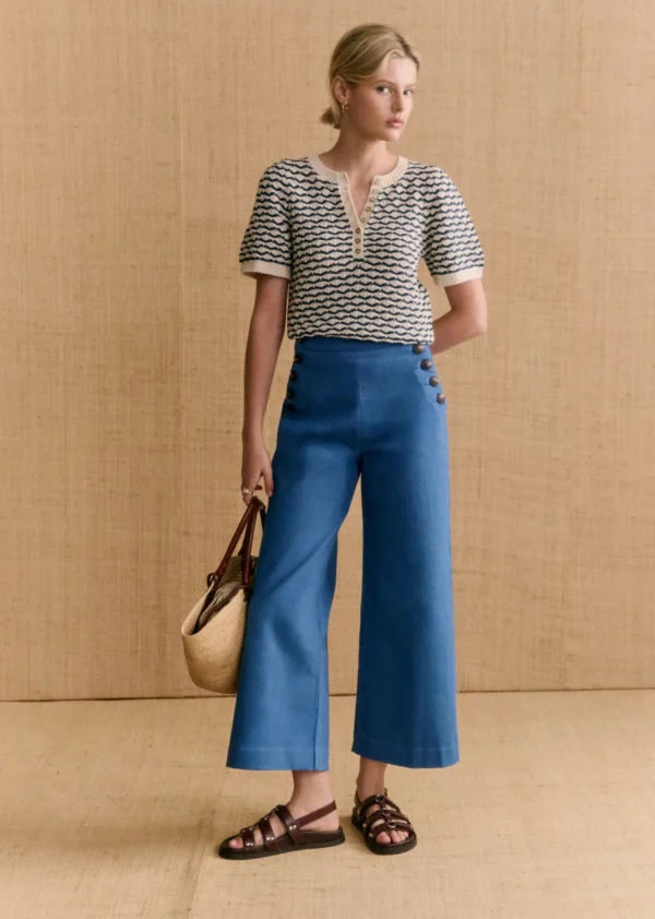 Sezane Hose Marino Crop< 7/8 Länge | Hosen und Jumpsuits
