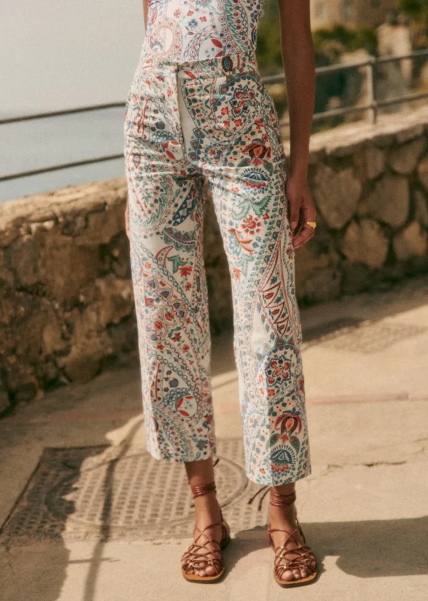Sezane Hose Martin Crop< 7/8 Länge | Hosen und Jumpsuits